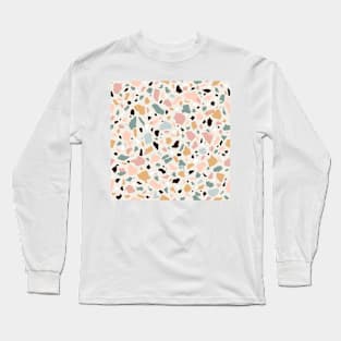 Pink Terrazzo Long Sleeve T-Shirt